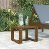 vidaXL Garden Side Table Honey brown Solid pine wood Small Durable