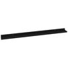 vidaXL Wall Shelf Set of 2 Black MDF 39.4x3.5x1.2 in Wall mounting