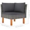 vidaXL Garden Lounge Set Grey