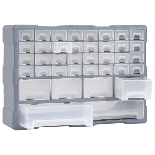 vidaXL Multi-drawer Organizer with 38 Drawers 20.5"x6.3"x14.8"