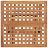 vidaXL Outdoor Dining Set Teak Fine sanded teak hardwood, 100% polyester