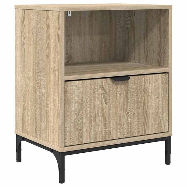 vidaXL Bedside Table Sonoma oak 49 x 36 x 61 cm Engineered wood