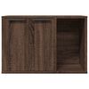 vidaXL Cat Litter Box Enclosure Brown oak Engineered wood