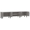 vidaXL TV Cabinet Grey Sonoma 70.9x12.4x15.7" Engineered Wood