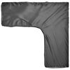 vidaXL Garden Furniture Cover Set of 2 Black Polyethylene