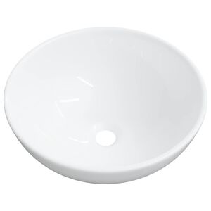 vidaXL Wash Basin White 11.0x11.0x3.9" Ceramic