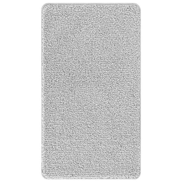 vidaXL Anti-slip Bath Mat Gray 27.6" x 47.2" PP
