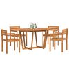 vidaXL 5 Piece Garden Dining Set Solid Wood Acacia