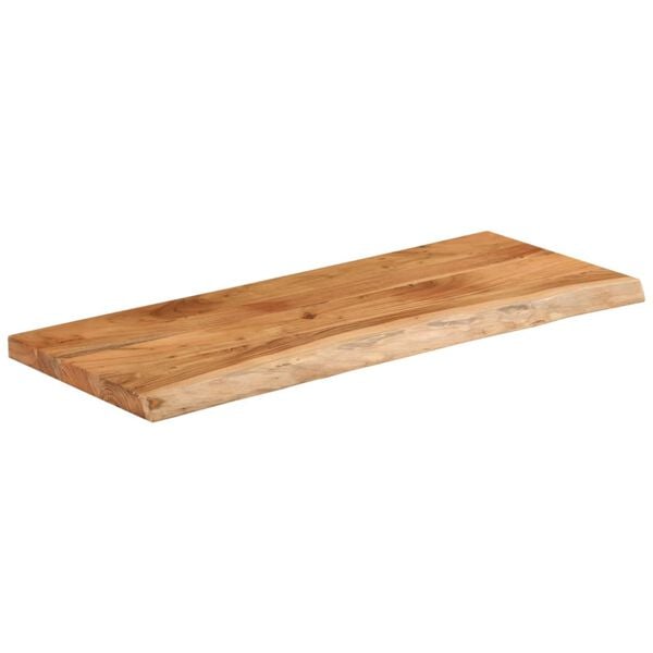 vidaXL Bathroom Countertop 55.1"x23.6"x1.5" Rectangular Solid Wood Acacia