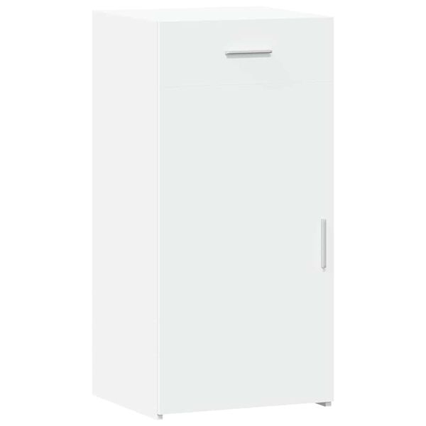 vidaXL Sideboard White Engineered wood 17.7 in x 16.7 in x 36.6 in