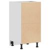 vidaXL Bottom Cabinet White Engineered wood Standard Adjustable Feet