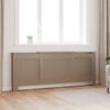vidaXL MDF Radiator Cover 80.7"