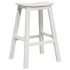 vidaXL Bar Stool 2 pcs White 52 x 43 x 73.5cm HDPE