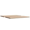 vidaXL Table Top Set of 2 Natural Solid pine wood Medium Durable