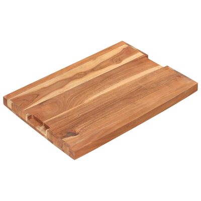 vidaXL Chopping Board 23.6"x15.7"x1.6" Solid Wood Acacia