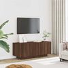 vidaXL TV Cabinet Brown Oak Engineered Wood Medium TV Cabinet