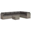 vidaXL Garden Lounge Set Grey