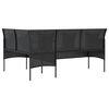vidaXL Couch Sofa Set Black