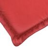 vidaXL Sun Lounger Cushion Red Oxford fabric, Foam fiber