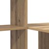 vidaXL Desk Artisan Oak 51.77 x 19.69 x 41.93 in Engineered Wood