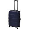 vidaXL Three Piece Hardcase Trolley Set Blue 17.9"/21.7"/26"