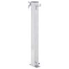vidaXL Water Column Stainless Steel 24 in Durable Water Column Square
