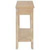 vidaXL Console Table 43.3"x13.7"x31.4" Wood