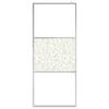 vidaXL Walk-in Shower Wall ESG Glass with Stone Design 45.3x76.8"