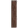 vidaXL Slim Storage Cabinet Brown Oak Engineered Wood Tall