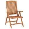 vidaXL Garden Chair Set of 8 Teak wood Standard Foldable Garden Chair