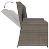 vidaXL Garden Lounge Set Grey and Dark Grey