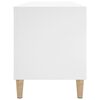vidaXL Record Cabinet White Engineered wood 39.4x15.0x18.9 in