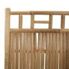 vidaXL 3-Panel Room Divider Bamboo 47.2"x70.9"