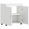 vidaXL Bathroom Cabinet Set TULUM White 23.62 x 13.39 x 24.80 in