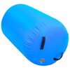 vidaXL Inflatable Gymnastic Roll with Pump 39.4x23.6" PVC Blue