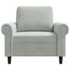 vidaXL Sofa Chair Light grey