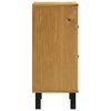 vidaXL Bedside Cabinet Oak Solid pine wood Medium Bedside Cabinet