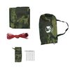 vidaXL Camping Tarp Camouflage 177.6x165.4" Waterproof