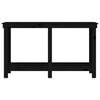 vidaXL Work Bench Black 55.1x19.7x31.5" Solid Wood Pine