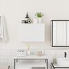 vidaXL Bathroom Wall Cabinet White Engineered wood Medium