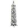 vidaXL Artificial Christmas Tree Green and white PVC, plastic Small
