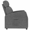 vidaXL Recliner Dark Gray Fabric