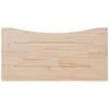vidaXL Desk Top White 31.5x15.7x1.0" Solid Wood Pine