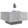 vidaXL Coffee Table Concrete Grey Engineered Wood Compact Durable