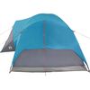vidaXL Family Tent Crossvent 8-Person Blue Waterproof