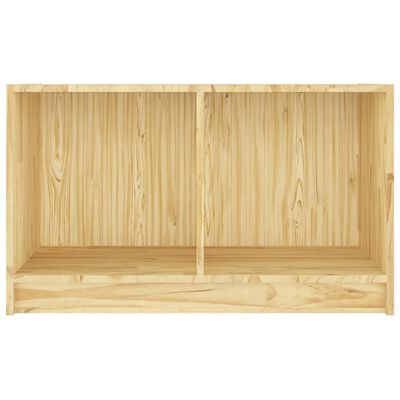 vidaXL TV Stand 27.6"x13"x16.5" Solid Wood Pine