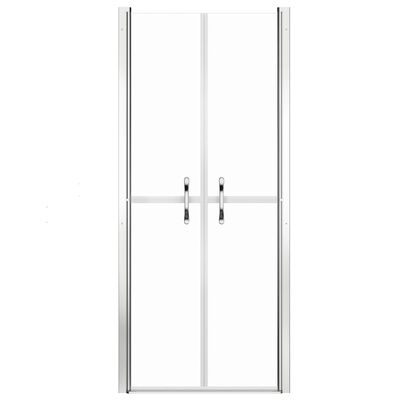 vidaXL Shower Door Clear ESG 31.9"x74.8"