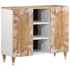 vidaXL Sideboard Mango Natural and White