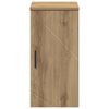 vidaXL Bathroom Cabinet with Door Artisan Oak 11.81 x 12.40 x 24.02 in