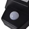 vidaXL Outdoor Wall Light Black ABS Solar